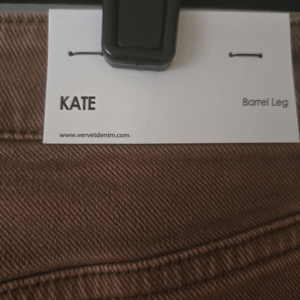 Brand New Vervet Kate Brown High-Waisted Jeans Size 29 - Picture 4 of 6